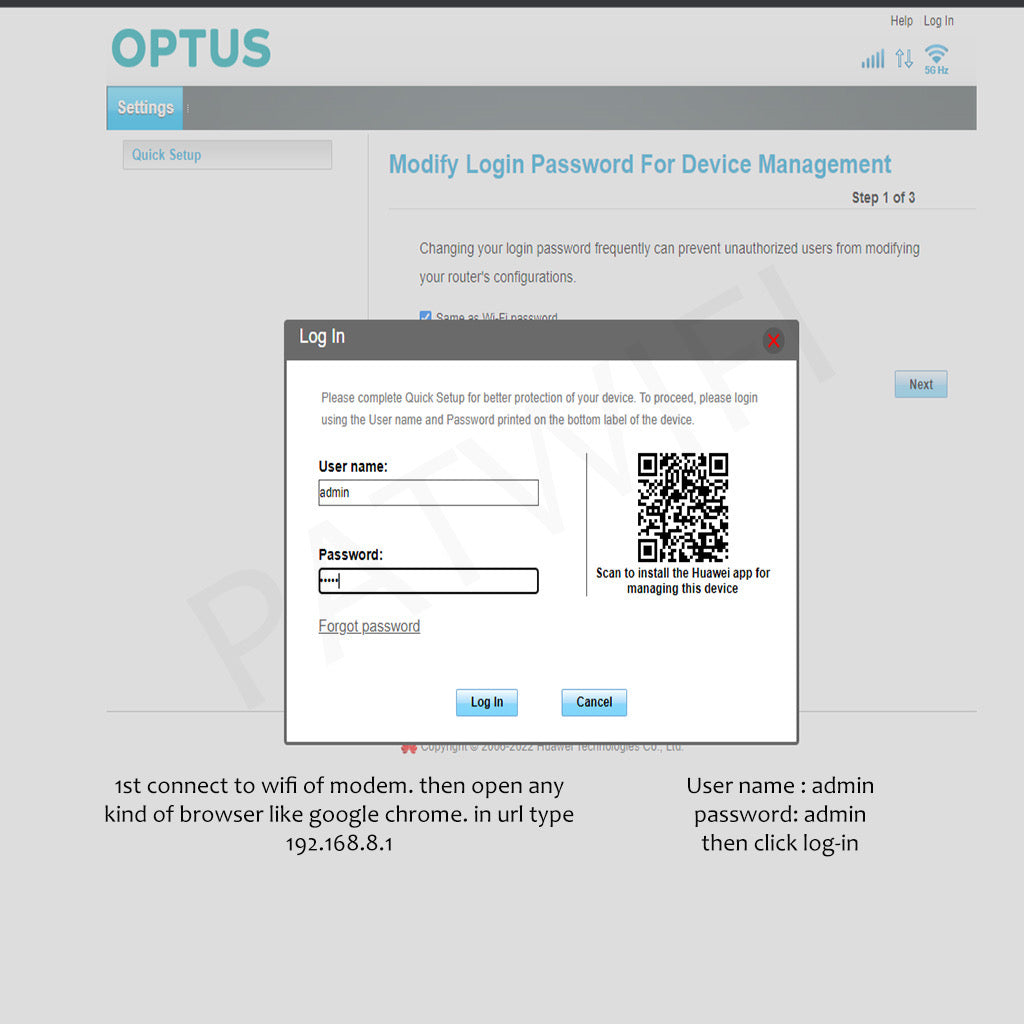 ￼Huawei B525-65a Mamba Openline OptusV4 & Full Admin Access