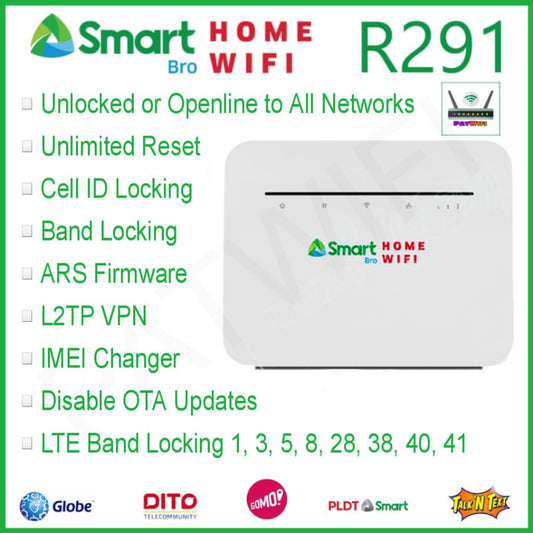 SMARTBRO R291 Home Prepaid Wifi CAT 6 LTE+ Advanced