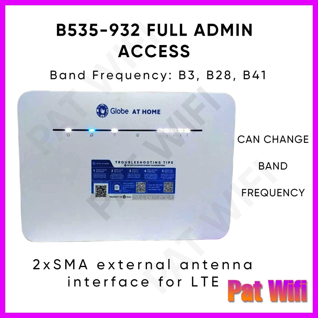 B535-932 4G router 3 PRO/CAT 7 Lte Modem Router full admin access