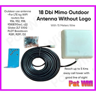 18dbi Mimo antenna with 15meters wire / PAT Wifi /