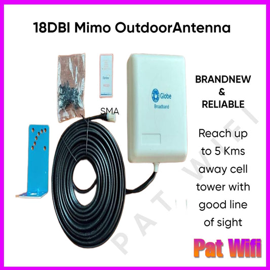 18dbi Mimo antenna with 15meters wire / PAT Wifi /