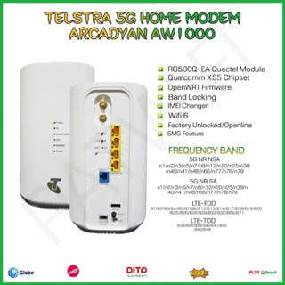 Telstra 5g Home Modem x55 AW1000 Wifi 6 AX3600 OpenWRT