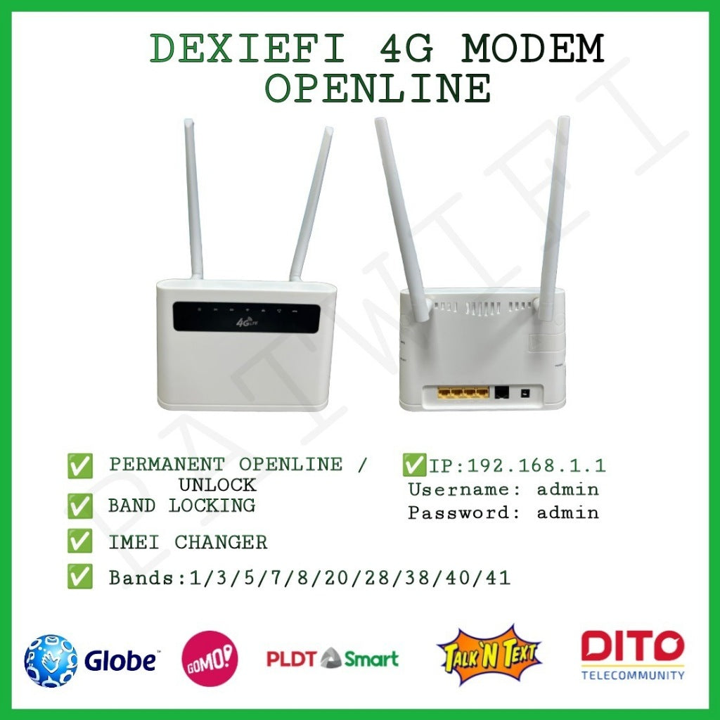 DEXIEFI 4G MODEM WIFI